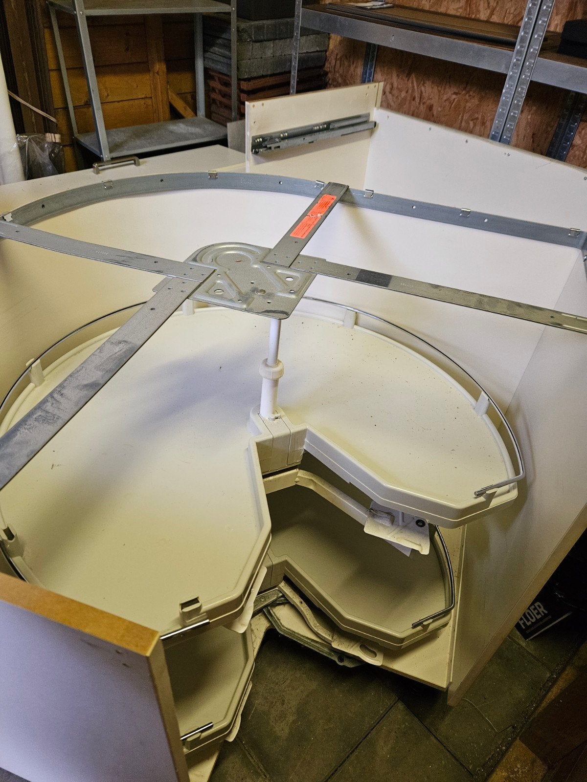 Draaiplateau hoekkast keuken (inclusief kast), Ophalen, Gebruikt, 50 tot 100 cm, Minder dan 100 cm
