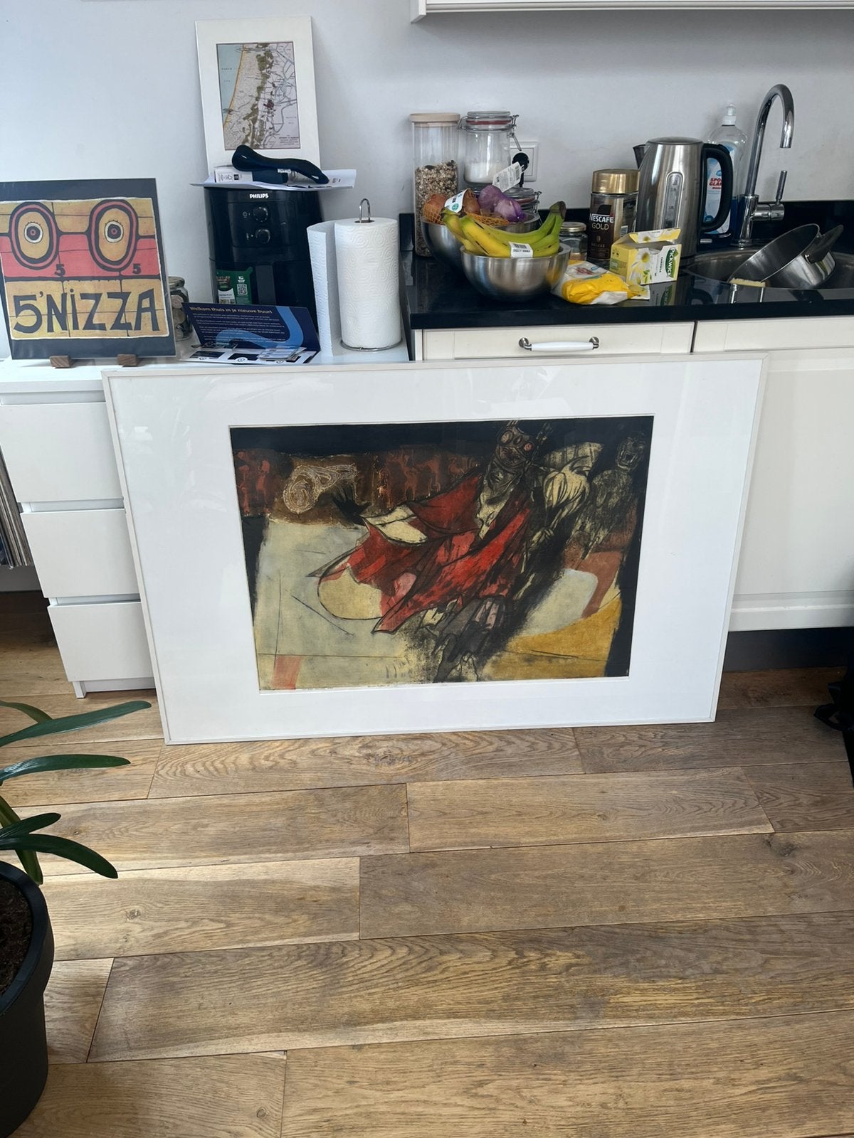 Ru van rossem, 1987, ets, Gelede danser, Ophalen