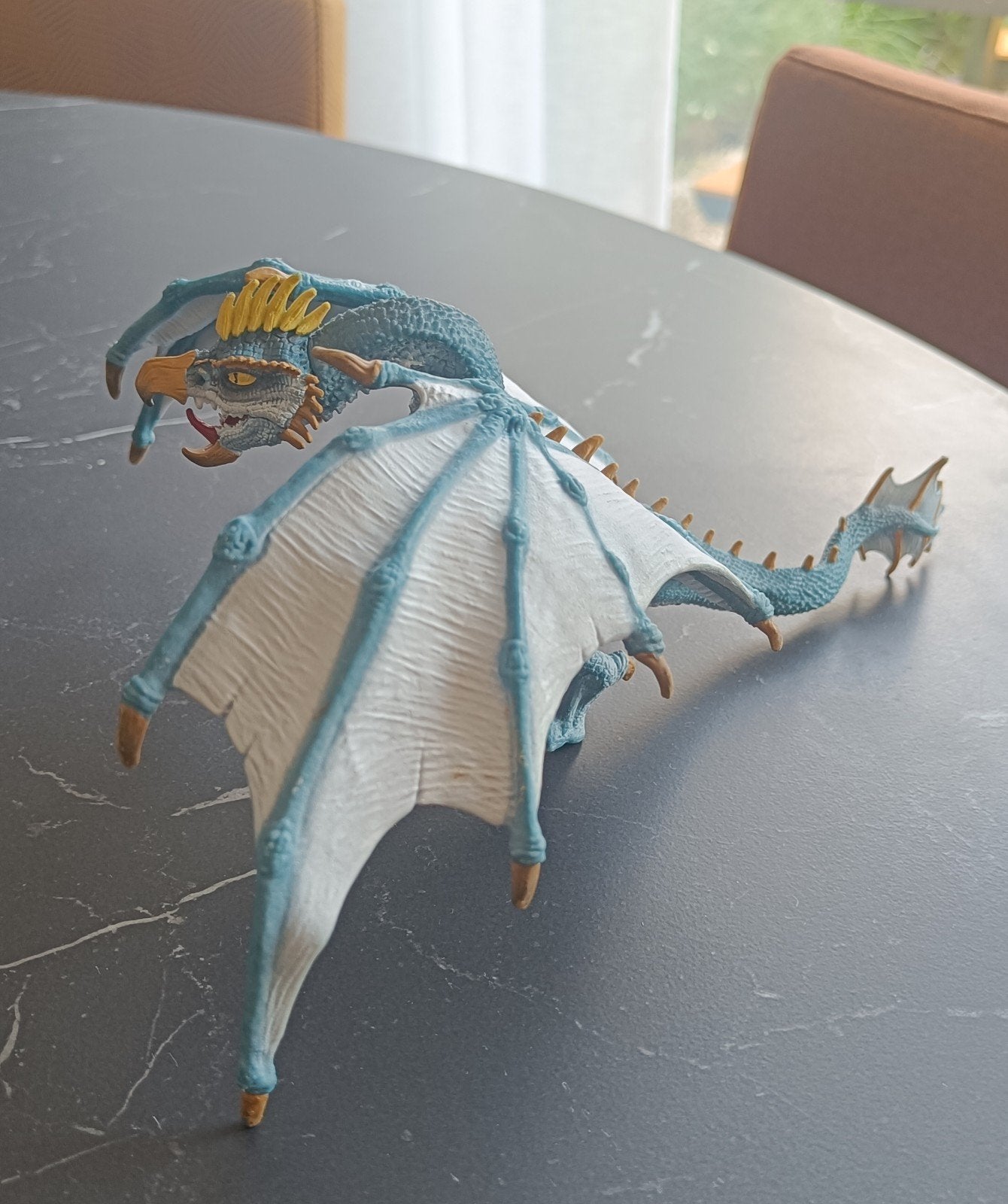 Schleich - Eldrador vliegende blauwe draak (2014), Ophalen of Verzenden, Zo goed als nieuw