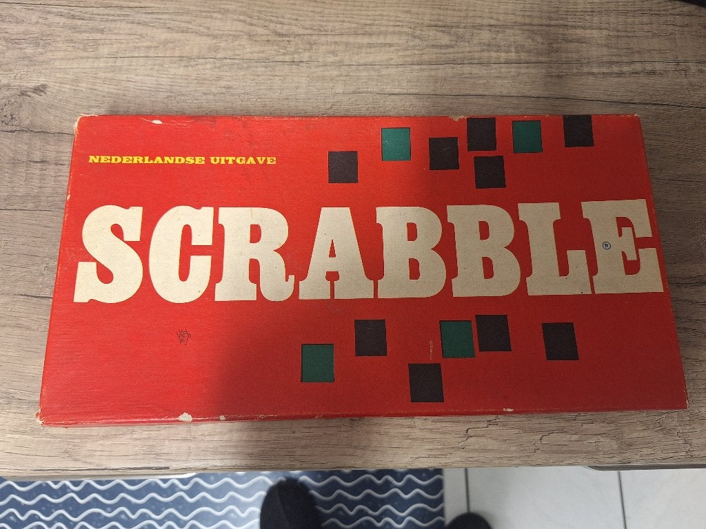 Vintage bordspel Scrabble jaren 60 in mooie staat, Ophalen of Verzenden, Gebruikt
