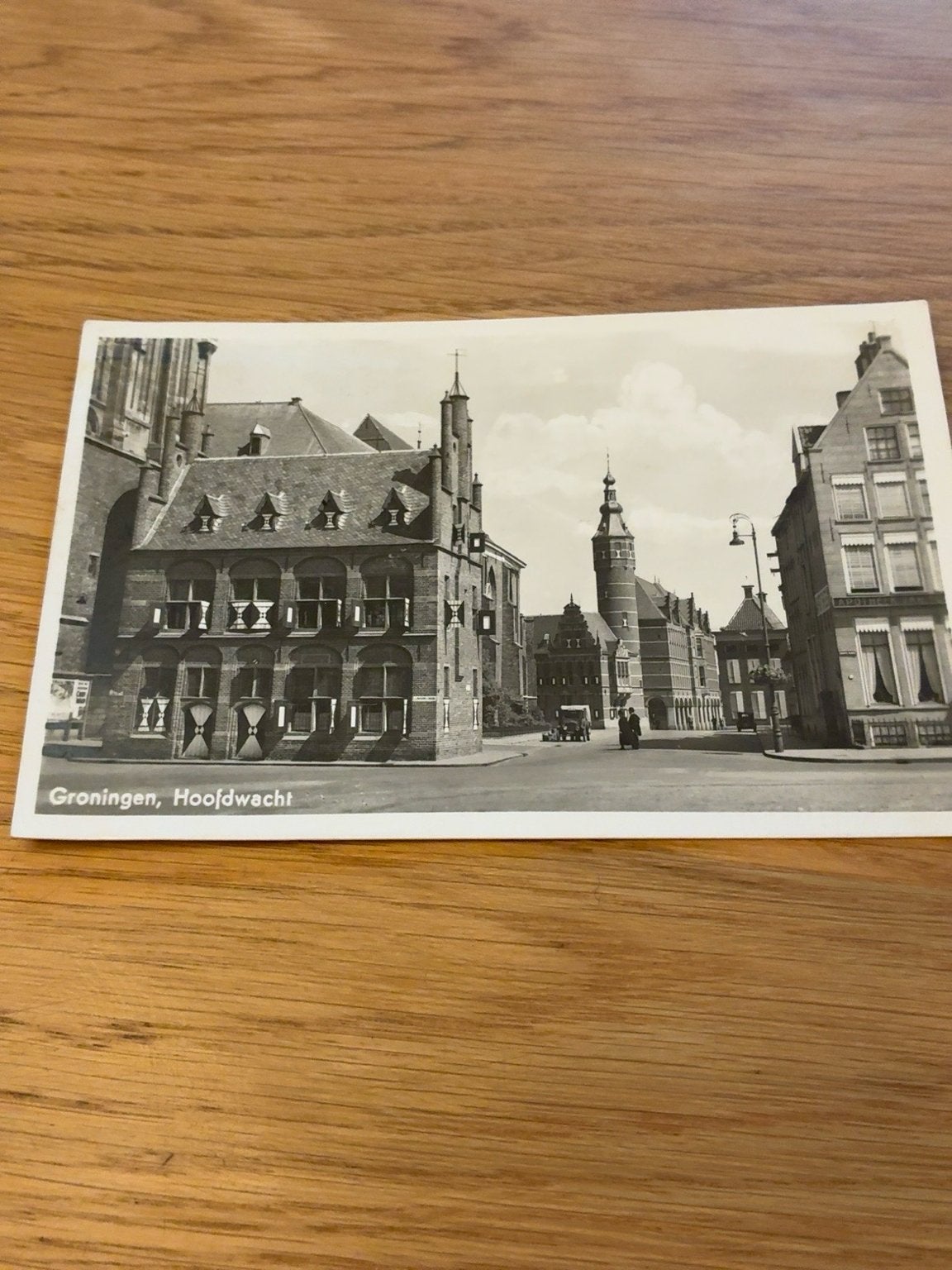 Oude ansichtkaart Groningen Hoofdwacht 1943, Verzenden, 1940 tot 1960, Groningen