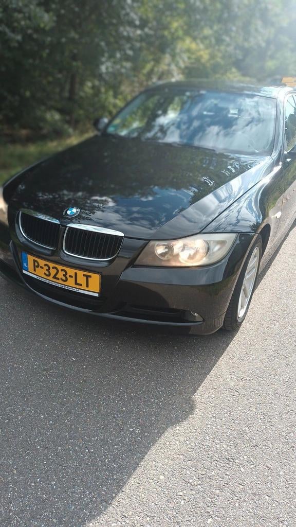 BMW 3-Serie 2.0 I 318 2007 Zwart., Auto's, BMW, Achterwielaandrijving, Zwart, 4 cilinders, 129 pk