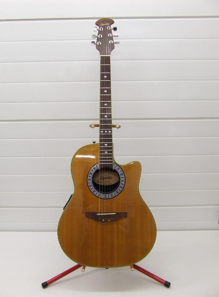 Dynamic vintage Electro Acoustic gitaar 1980 met koffer., Ophalen, Gebruikt, Klassieke of Spaanse gitaar, Met koffer