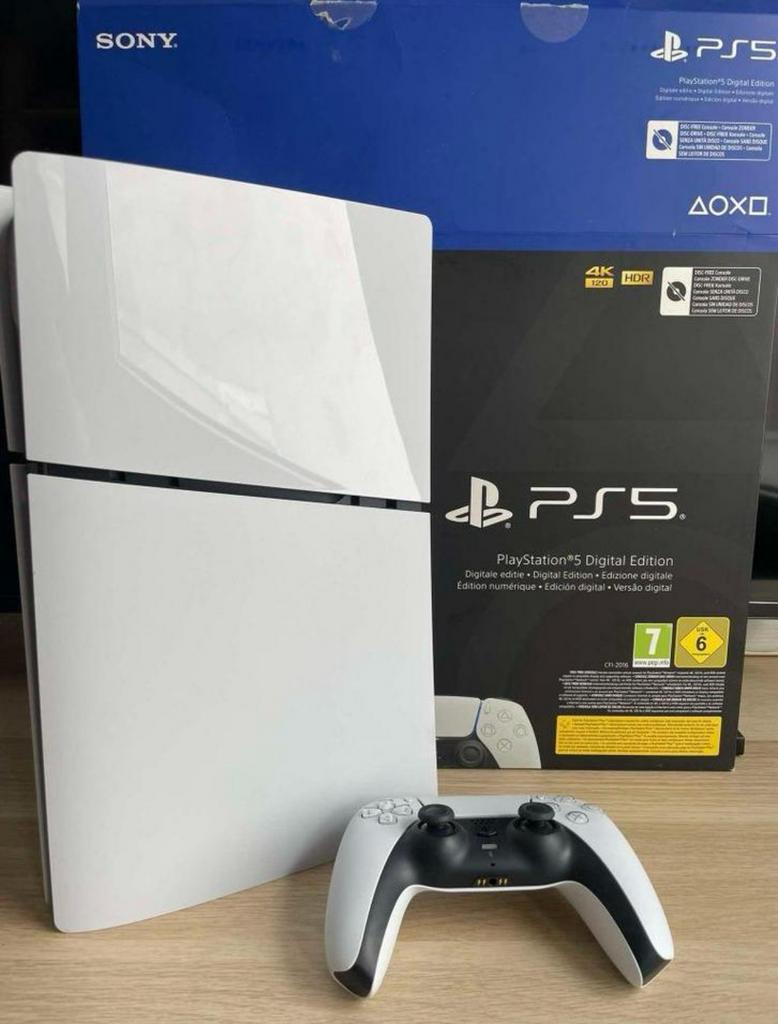 Playstation 5 slim, Spelcomputers en Games, Spelcomputers | Sony PlayStation 5, Zo goed als nieuw, Ophalen of Verzenden