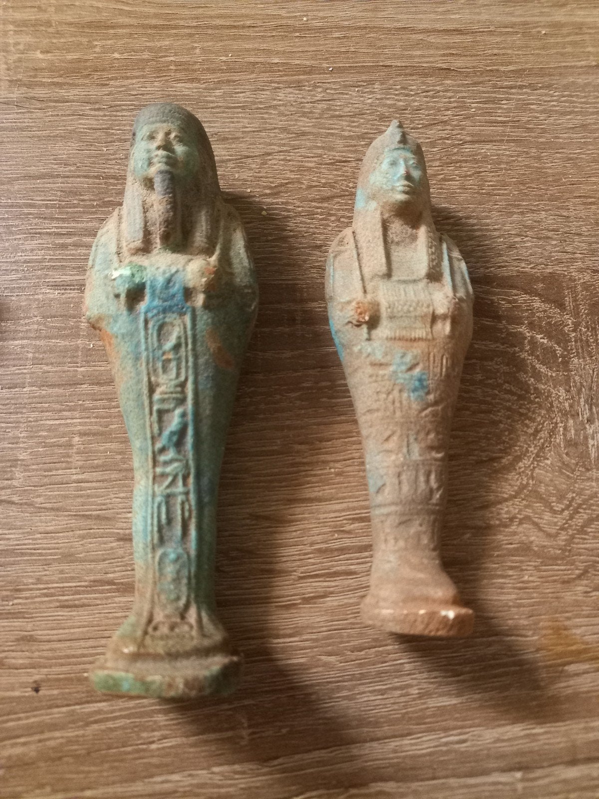 Set van 2 Egyptische Ushabti Beeldjes - Antieke Reproducties, Ophalen
