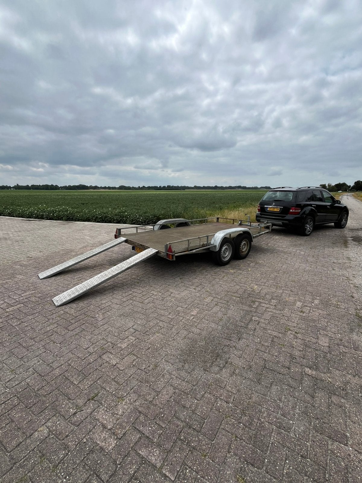 Auto ambulance  tandemasser aanhanger, Ophalen of Verzenden, Zo goed als nieuw