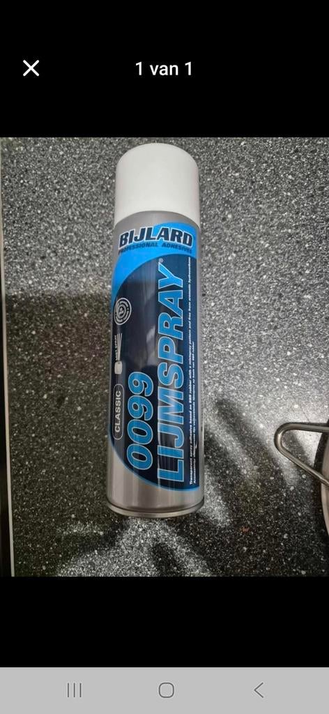 Lijmspray - 4 bussen beschikbaar, Ophalen of Verzenden