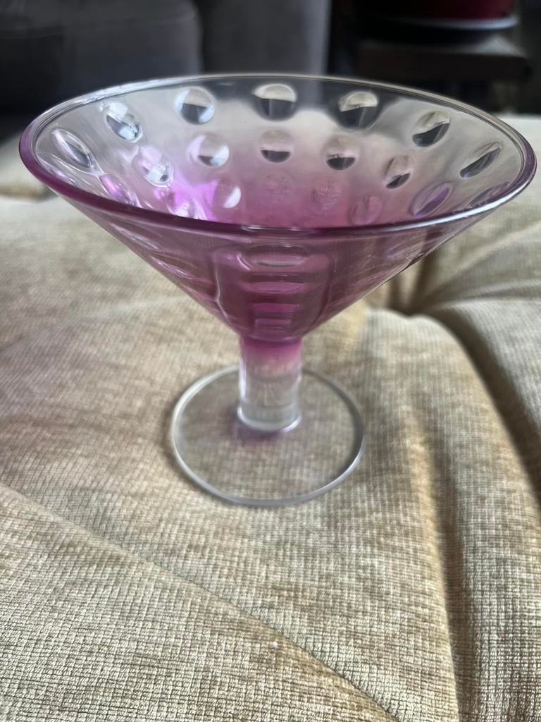 Vintage Leonardo ijscoupe., Ophalen of Verzenden, Glas, Overige stijlen