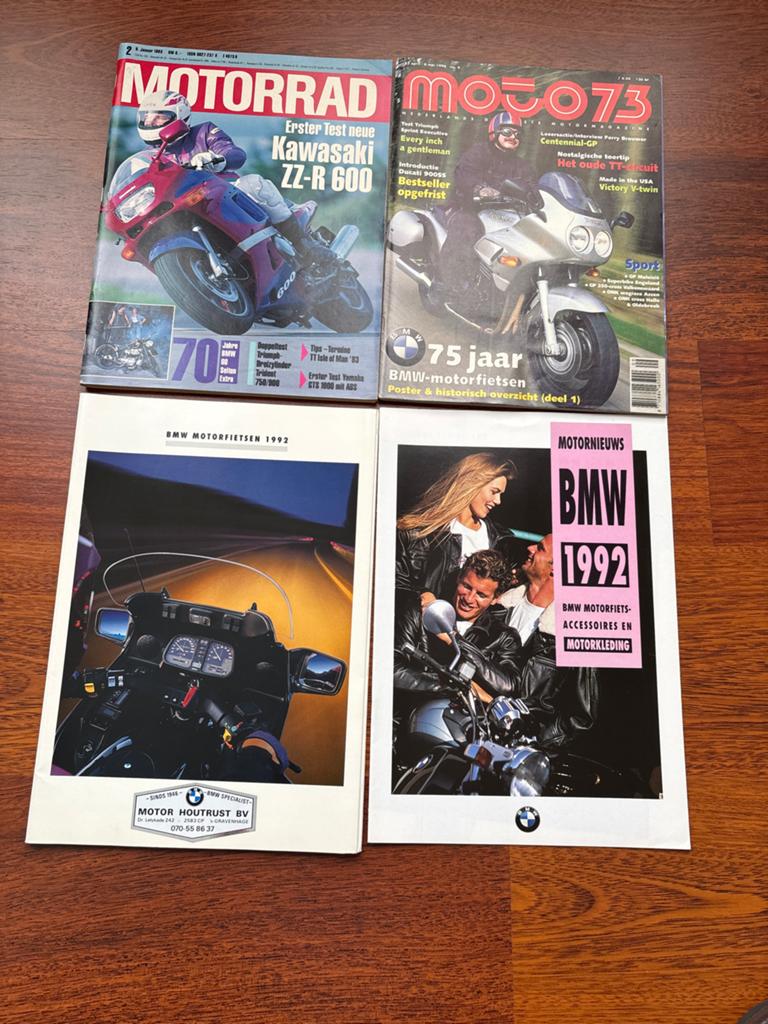 Motorrad & Moto 73 tijdschriften + BMW Motorfietsen 1992, Ophalen of Verzenden, Gelezen, Algemeen