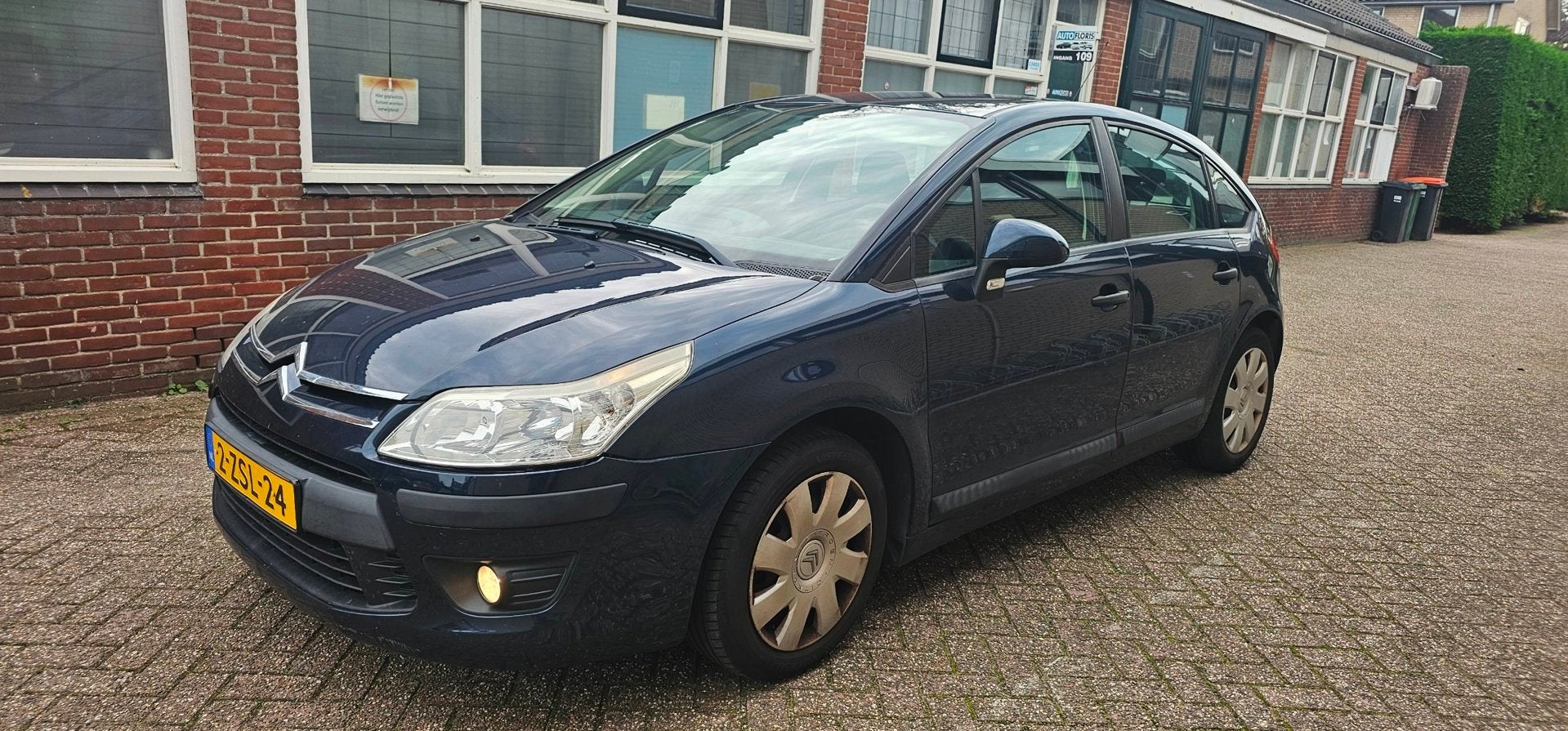 Citroen C4 1.4 16V Séduction, Auto's, Voorwielaandrijving, 4 cilinders, Blauw, Cruise Control