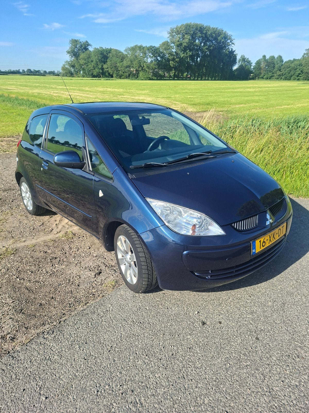 Mitsubishi Colt 1.3 Mivec CZ3 AUT 2007 Blauw, Blauw, Colt, Origineel Nederlands, 500 kg