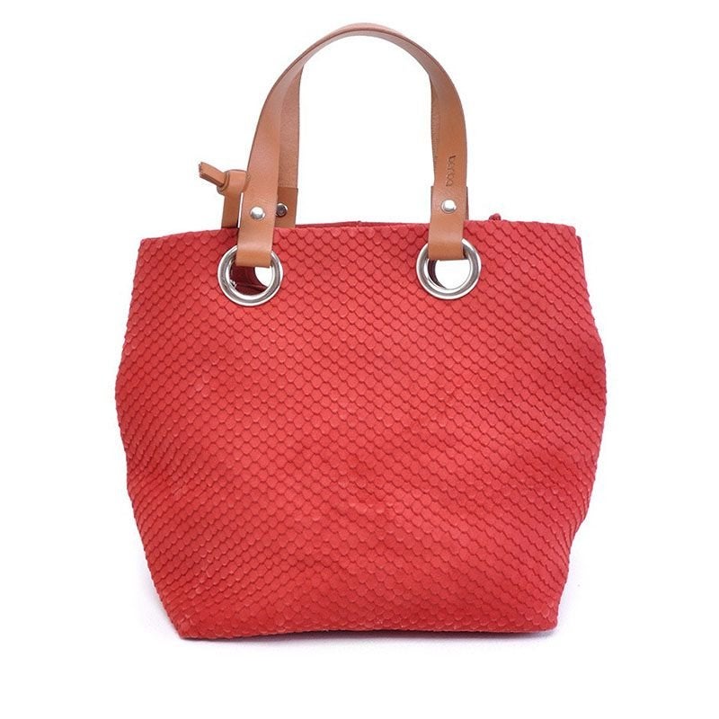Prachtige rood leren schoudertas / shopper NEW , SALE !, Verzenden, Nieuw, Rood, Leer