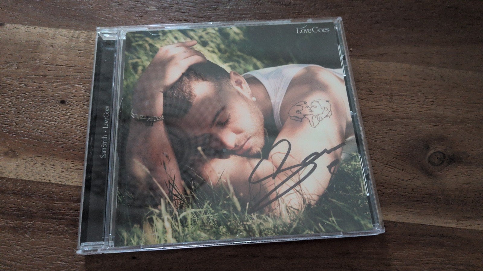 Gesigneerde CD Sam Smith - Love Goes, Pop, Ophalen of Verzenden, Zo goed als nieuw, Gesigneerd
