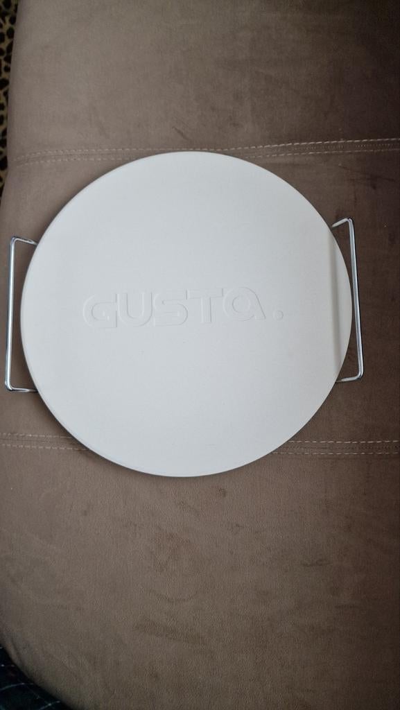 Gusta Pizzasteen met standaard - Nieuw in doos, Ophalen of Verzenden, Nieuw, Gusta
