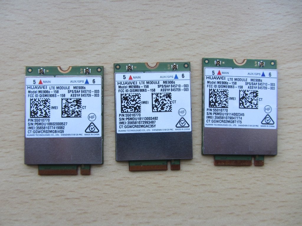 3x HP WWAN Macran ME906S LTE, Ophalen of Verzenden, Zo goed als nieuw, HUAWEI