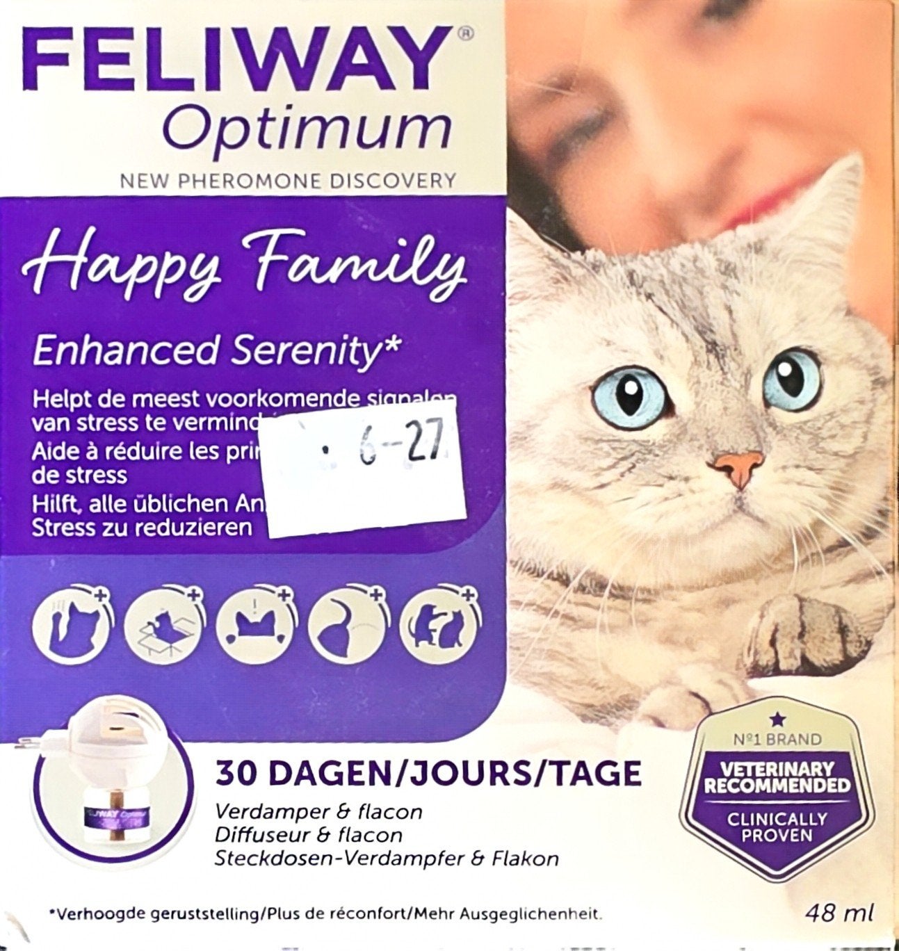 Feliway Optimum Happy family enhanced Serenity, Kater