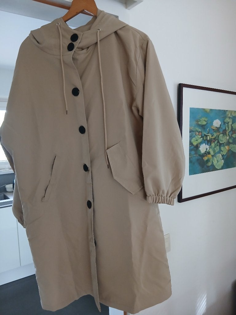 damesjas, Ophalen, Nieuw, Maat 38/40 (M), Beige