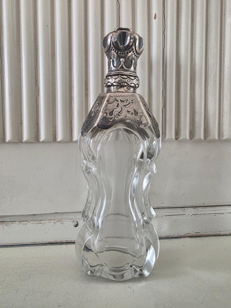Antiek Nederlands Zilveren Parfumflesje, Antiek en Kunst, Ophalen of Verzenden, Zilver
