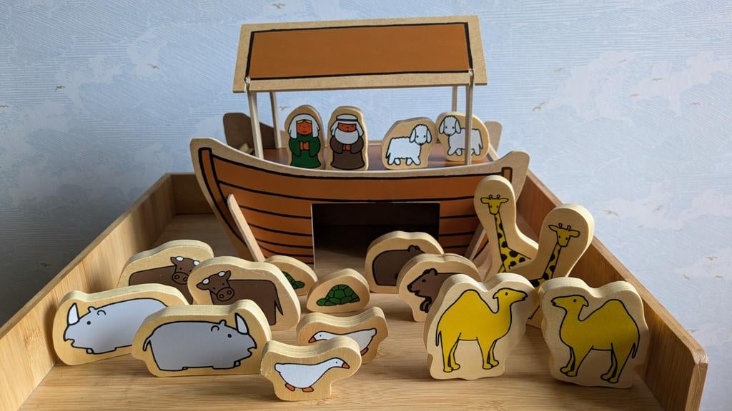 Dick Bruna Ark van Noach - Houten Speelgoedset, Ophalen of Verzenden, Gebruikt