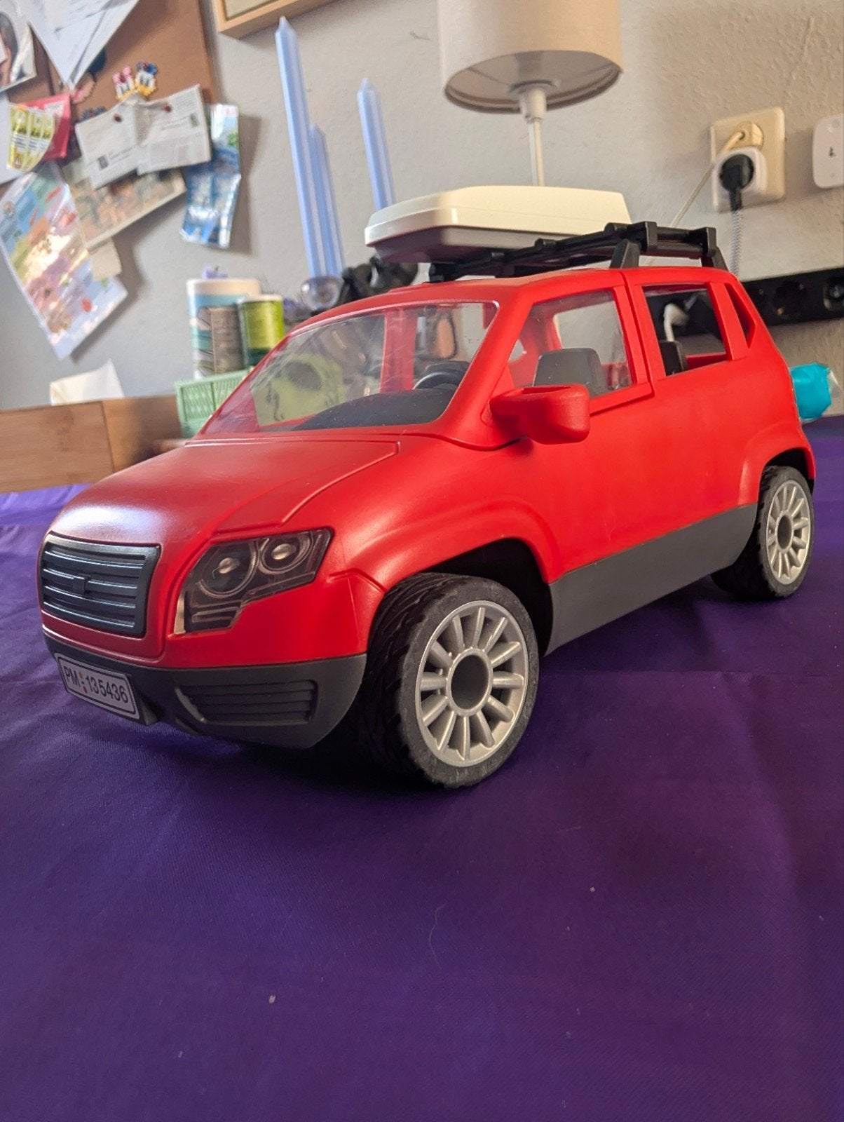 Playmobil Family SUV 5436 met dakkoffer en 2 koffers, Ophalen, Voertuig, Family fun, Zo goed als nieuw