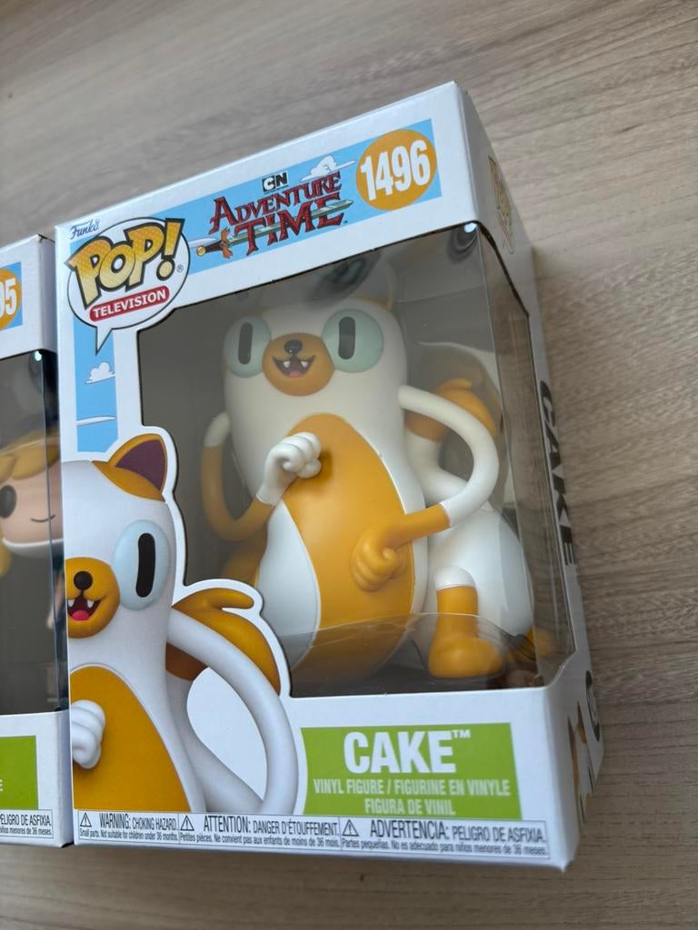 Funko Pop! Adventure Time Fionna & Cake #1495 #1496, Funko Europe, Nieuw, Ophalen of Verzenden, 4th floor, 1 Queen Caroline St, London W6 9YN, Verenigd Koninkrijk