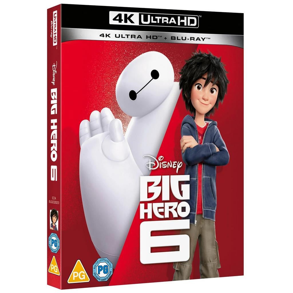 Big Hero 6 4K UHD/Ultra HD Blu-Ray UK (Geseald) OOP Slip, Ophalen of Verzenden, Nieuw in verpakking, Actie