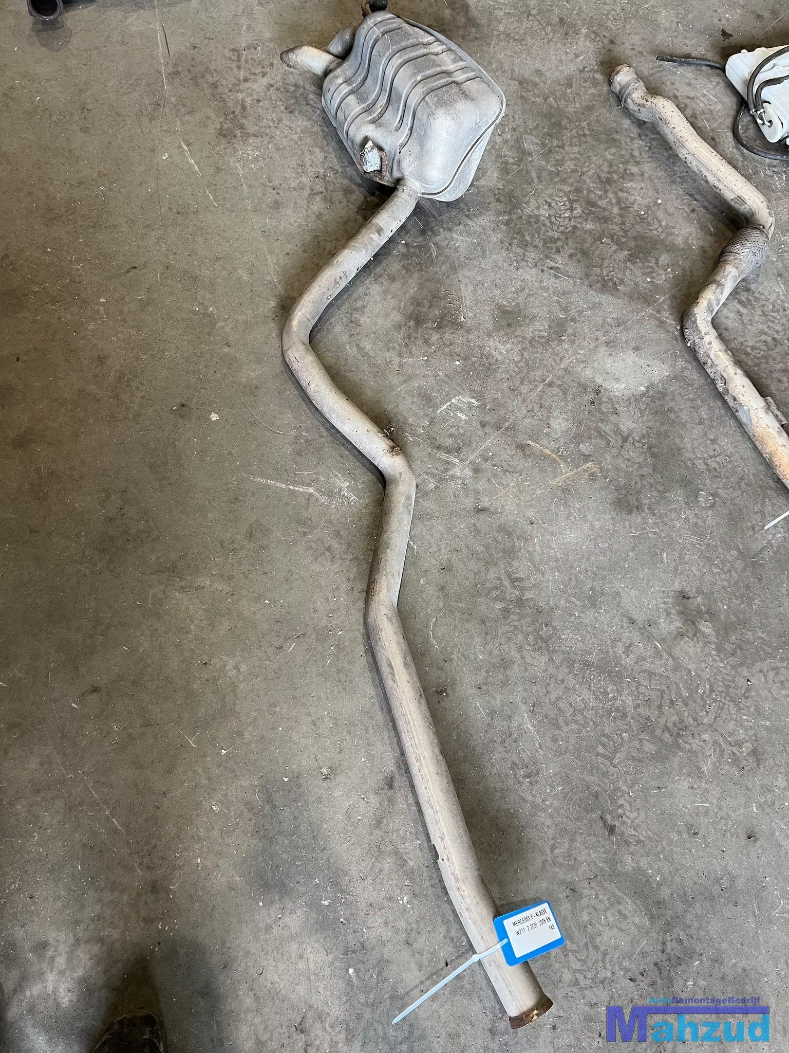 MERCEDES E KLASSE W211 2.2 CDI uitlaat einddemper 2002-2009, Gebruikt, Mercedes-Benz AG, Mercedes-Benz, Ophalen of Verzenden