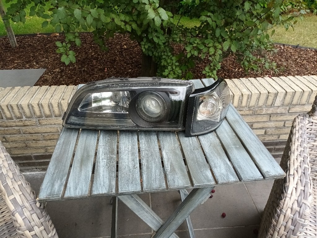 Volvo C70 linker angel eye koplamp en richtingaanwijzer, Ophalen of Verzenden, Gebruikt, Volvo
