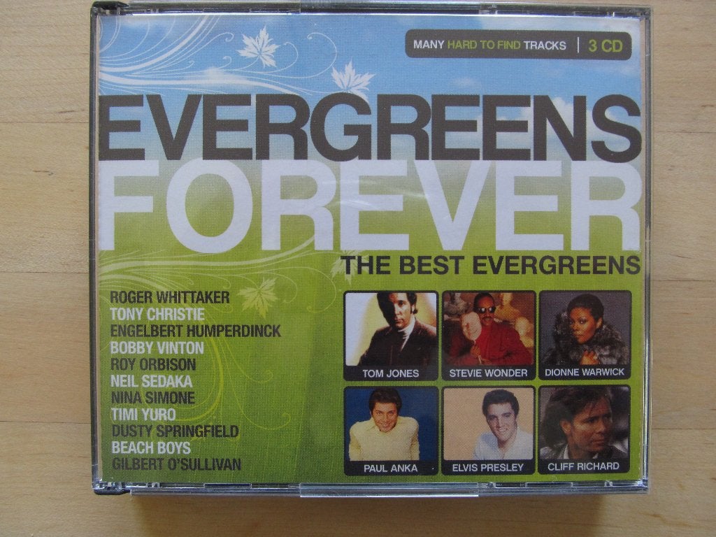 3CD Evergreens forever. The best evergreens, Boxset, Ophalen of Verzenden, Zo goed als nieuw, Pop