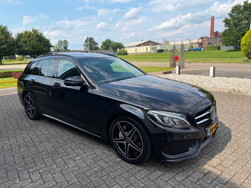 Mercedes-Benz C-klasse Estate 220 CDI Prestige Amg Volledig, Achterwielaandrijving, 4 cilinders, Zwart, Leder