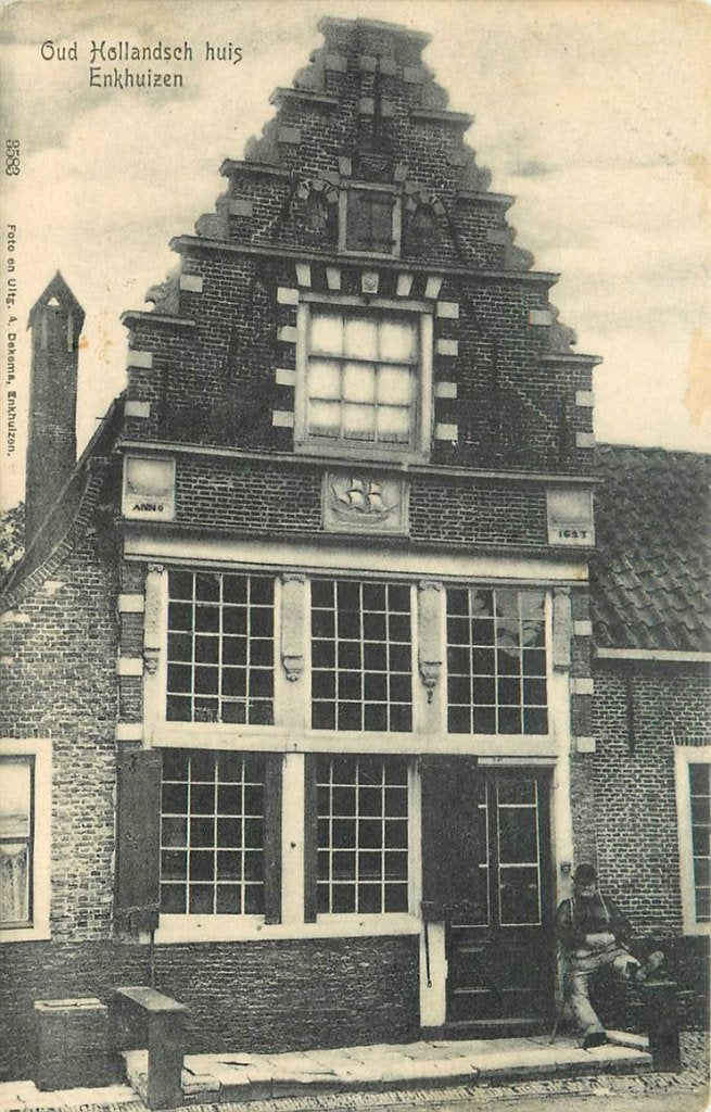 701-029-043 Enkhuizen Oud Hollandsch Huis, Verzenden, Voor 1920, Noord-Holland