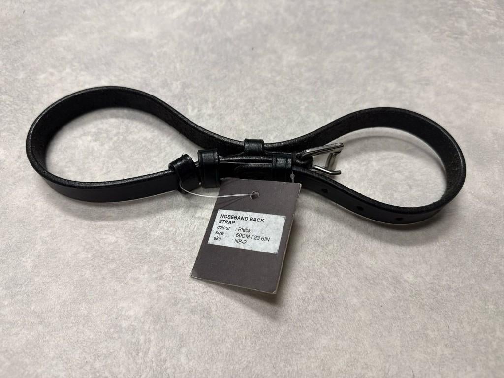 Bridle2Fit neusriem riempje zwart 60, Ophalen of Verzenden, Nieuw, Dressuur