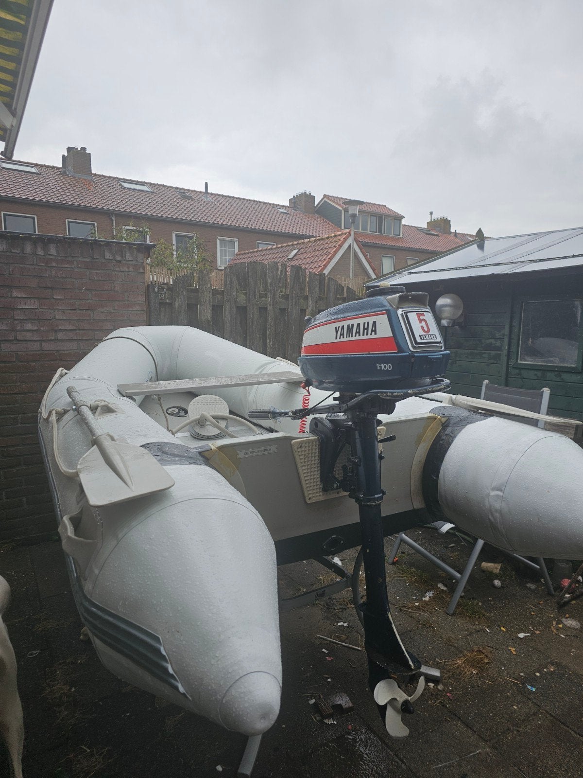 Te koop Marine AL 300 met Yamaha 5pk motor, Ophalen, Aluminium, 10 pk, Yamaha