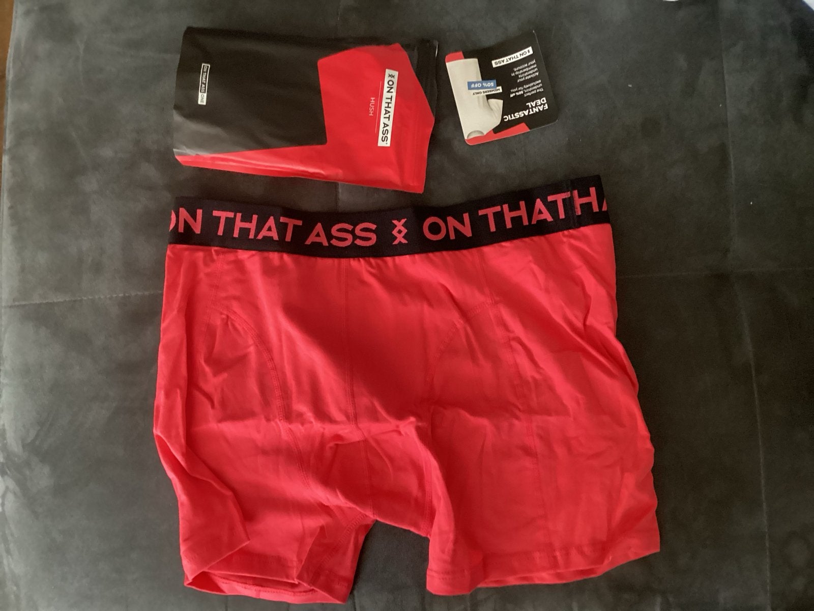 Nieuwe ON THAT ASS boxershort - Maat L, Ophalen of Verzenden, Rood, Boxer