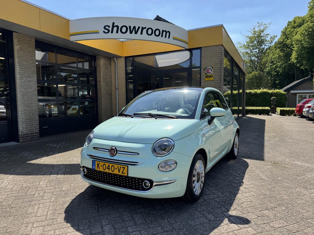 Fiat 500 1.2 Lounge Airco Panodak (bj 2015), Voorwielaandrijving, Gebruikt, 4 cilinders, 840 kg