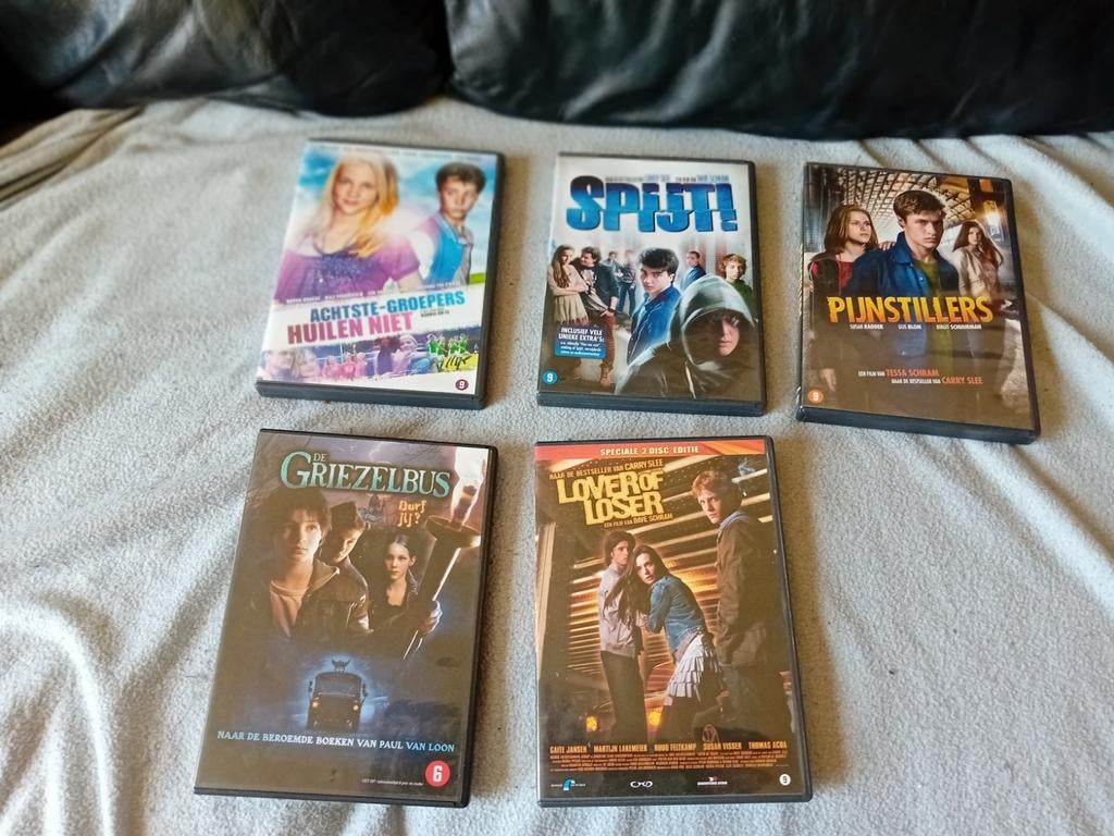 5 DVD'S VOOR ALLE LEEFTIJDEN JEUGD FILMS IN 1 KOOP 20 EURO, Alle leeftijden, Ophalen of Verzenden, Zo goed als nieuw