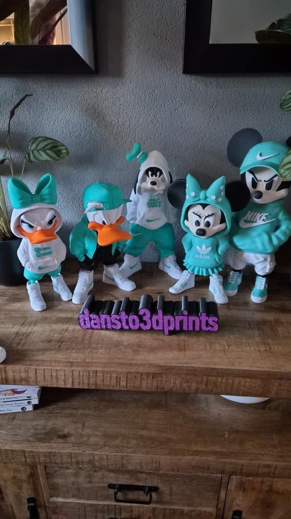 3D geprinte Disney Figuren - Alle kleuren en maten!, Ophalen of Verzenden, Nieuw