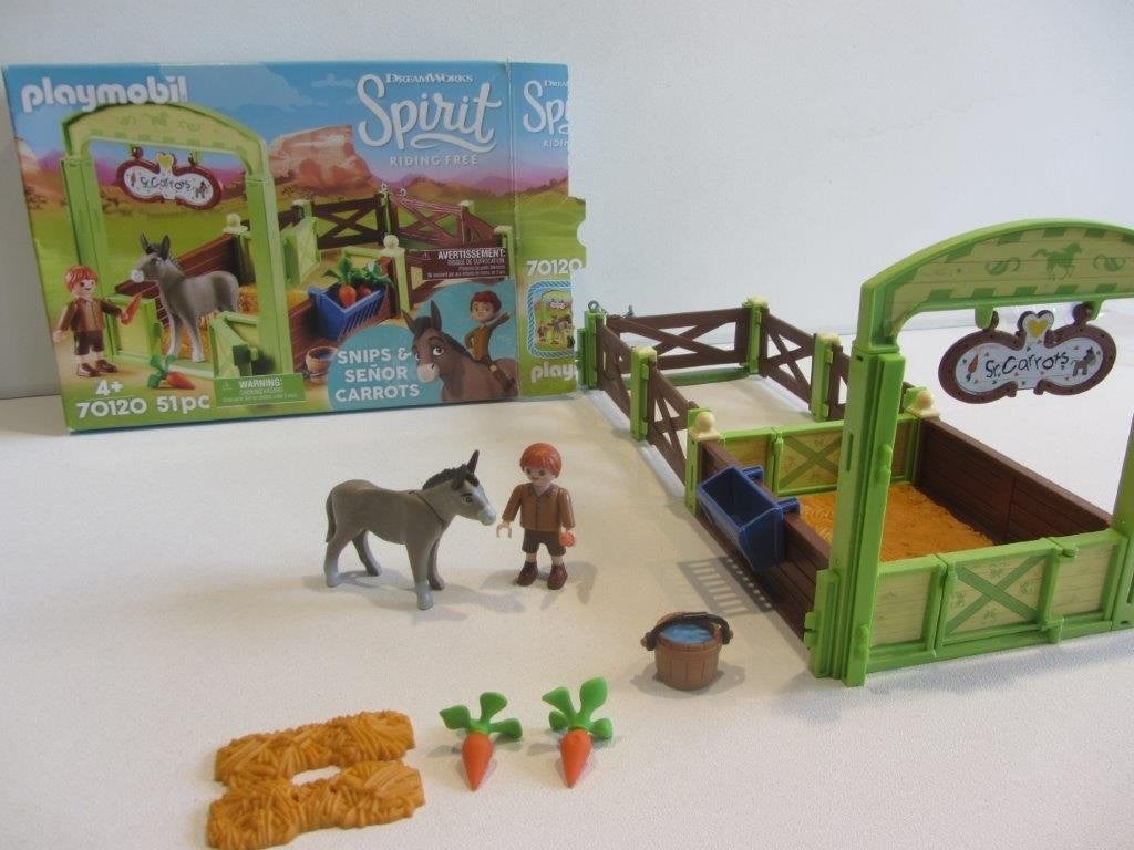 Playmobil Paardenbok Spirit 70120 Knip en Meneer Worteltjes, Kinderen en Baby's, Speelgoed | Playmobil, Ophalen of Verzenden, Gebruikt