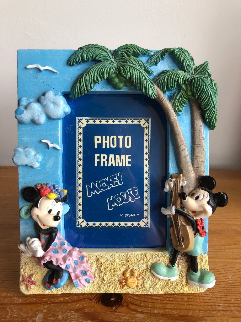 Fotolijst Mickey Mouse, Ophalen, Mickey Mouse, Zo goed als nieuw, Beeldje of Figuurtje