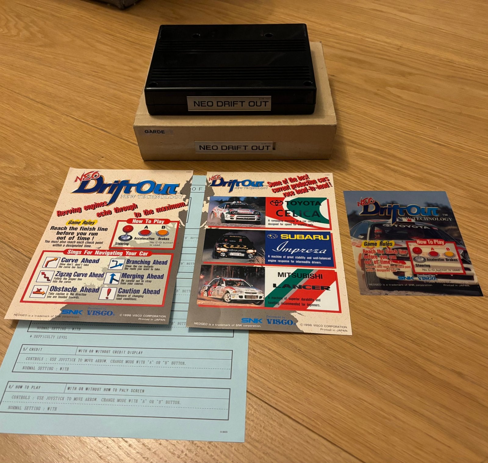 Neo Geo MVS Neo Drift Out – originele kit!, 1 speler, Ophalen of Verzenden, Gebruikt, Vanaf 3 jaar