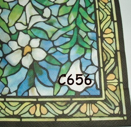 Servetten decoupage/bullet journal – bloemen C656, Verzenden, Nieuw