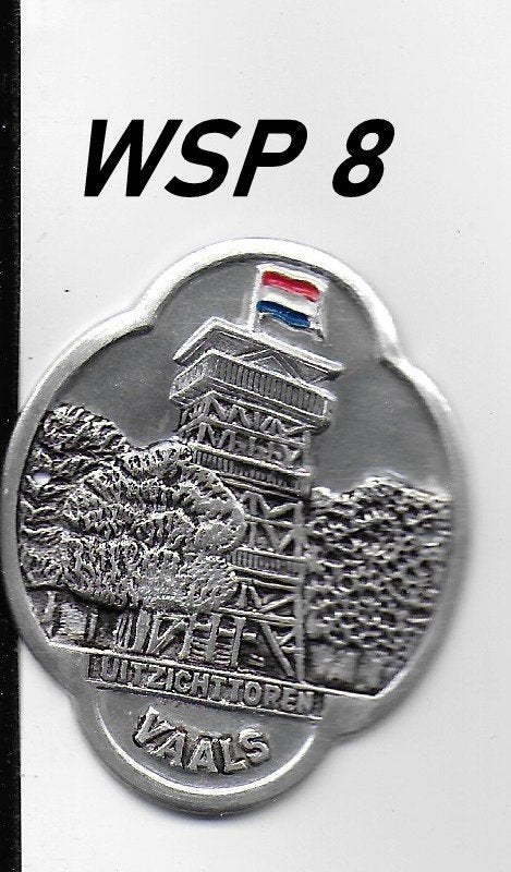 Wsp8 wandelstokplaatje vaals uitzichttoren, Ophalen of Verzenden, Zo goed als nieuw