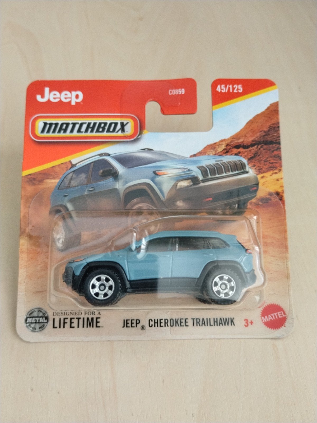 Matchbox jeep Cherokee trailhawk, Ophalen of Verzenden, Nieuw, Auto