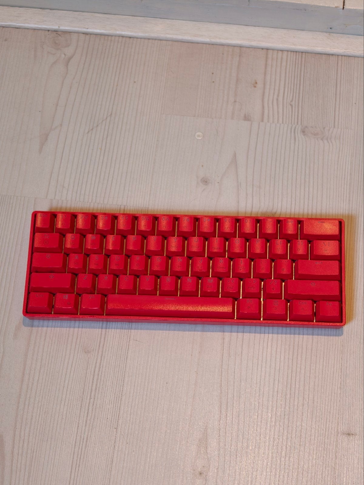 GK61 Mechanical Keyboard Silver Switches 60%, Ophalen, Gaming toetsenbord, Zo goed als nieuw, Qwerty
