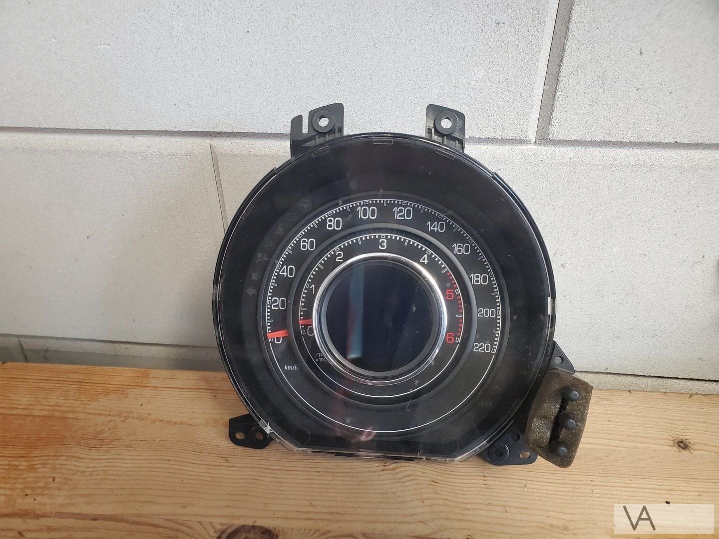Fiat 500 diesel 2007 - 2015 tellerklok cockpit €150 digitaal, Auto-onderdelen, Gebruikt, -, -, Ophalen of Verzenden