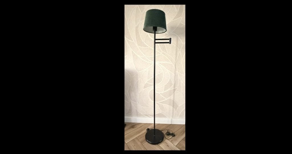 Staande schemerlamp, Gebruikt, Groen, Schemerlamp, E27 (groot)