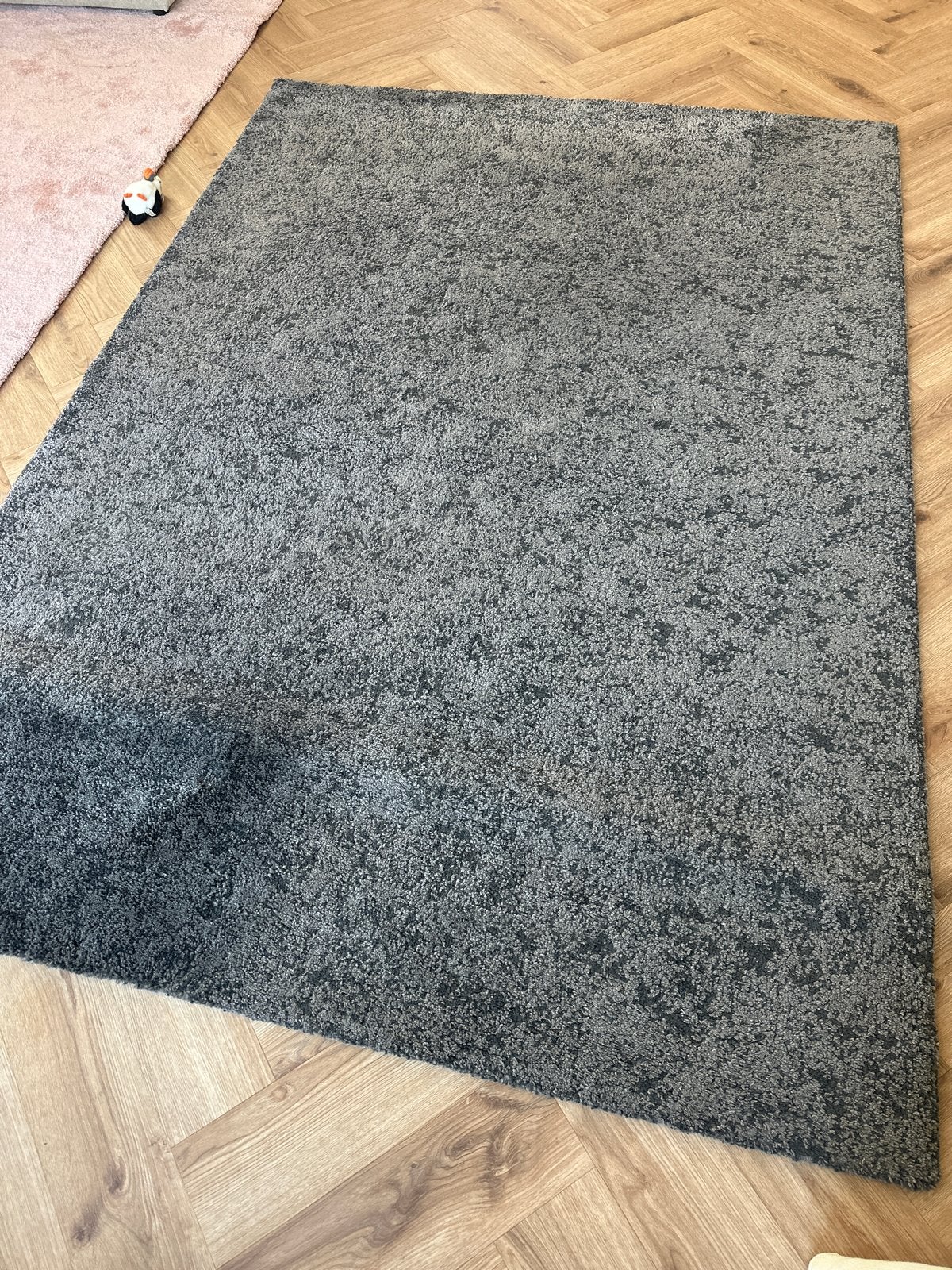 Modern grijs tapijt 170x240 cm stoense ikea, 150 tot 200 cm, 200 cm of meer, Ophalen of Verzenden, Zo goed als nieuw