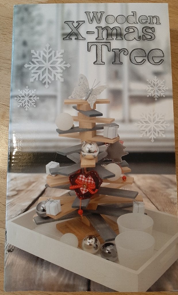 Decoratieve Houten Kerstboom NIEUW, Ophalen of Verzenden, Nieuw
