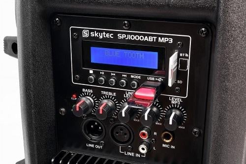 Luidspreker, Actieve Speaker, 10inch, USB,BT,SD SPJ-1000ABT, Overige merken, Vonyx, Overige typen, Nieuw