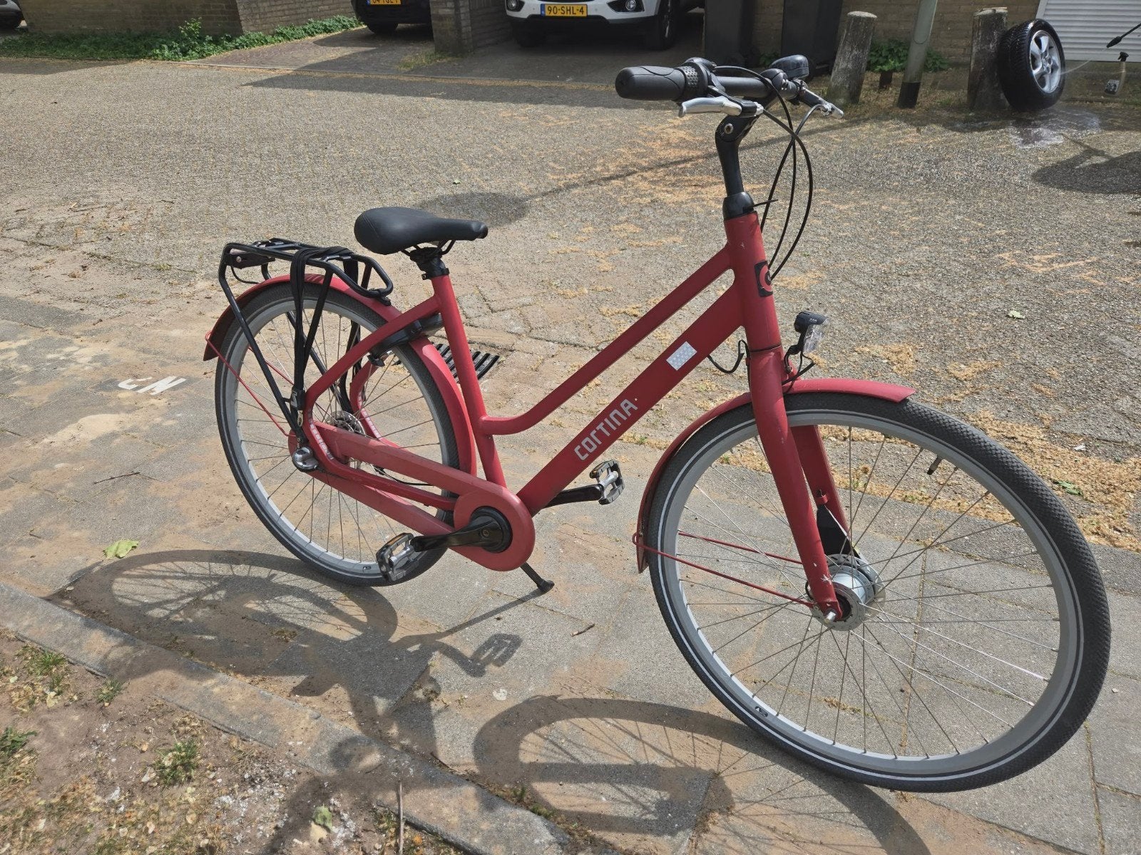 Cortina Damesfiets 26 inch, Overige merken, Gebruikt, Velgrem, 47 tot 50 cm